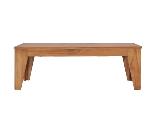 Mesa de centro madera maciza de teca 120x60x40 cm