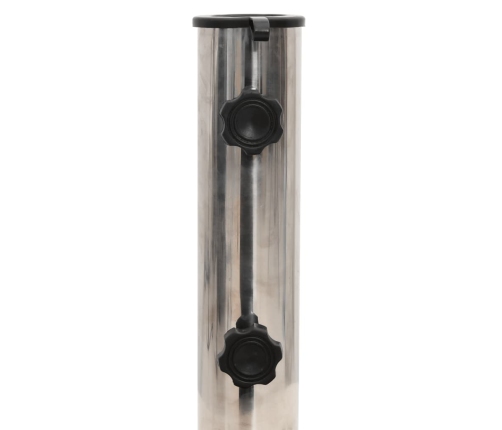 Base de sombrilla redonda de granito negro 30 kg