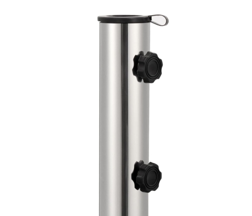 Base de sombrilla de granito cuadrada negro 30 kg