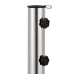 Base de sombrilla de granito cuadrada negro 30 kg
