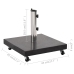 Base de sombrilla de granito cuadrada negro 30 kg