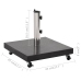 Base de sombrilla de granito cuadrada negro 30 kg