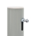 Toldo lateral retráctil de jardín marrón 80x300 cm