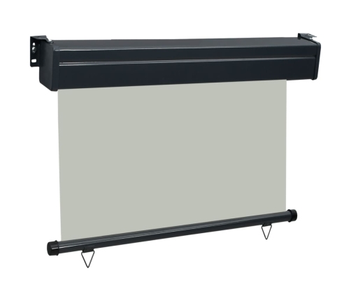 Toldo lateral de balcón gris 105x250 cm