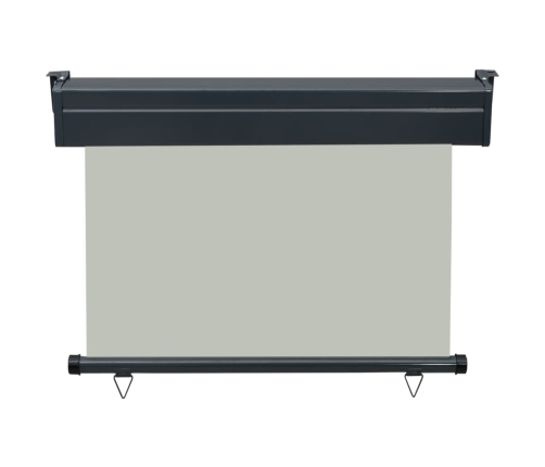 Toldo lateral de balcón gris 105x250 cm