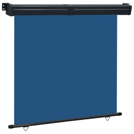 Toldo lateral de balcón azul 175x250 cm