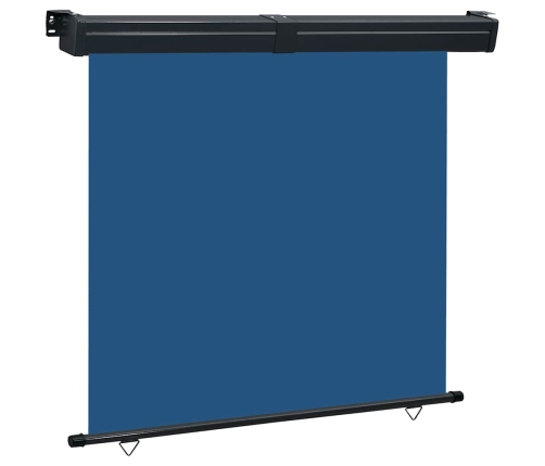 Toldo lateral de balcón azul 175x250 cm