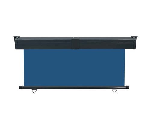 Toldo lateral de balcón azul 175x250 cm