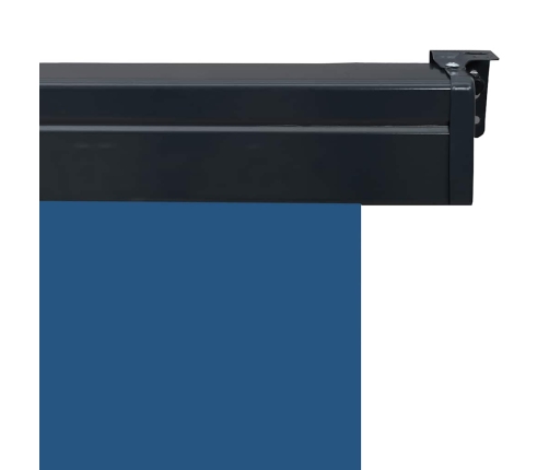 Toldo lateral de balcón azul 175x250 cm
