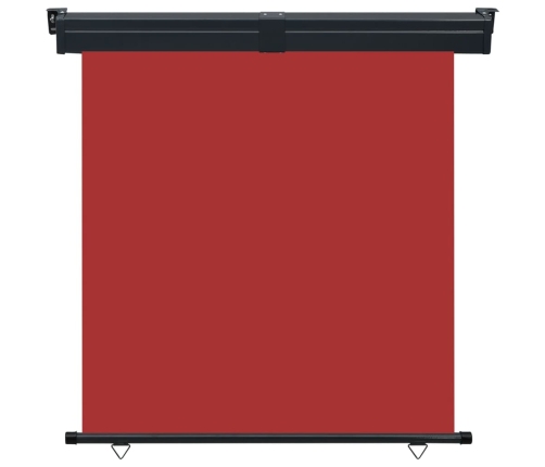 Toldo lateral de balcón rojo 175x250 cm