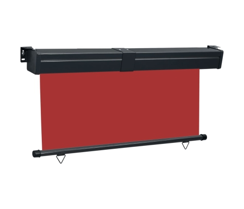 Toldo lateral de balcón rojo 175x250 cm