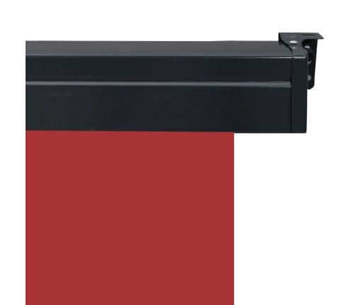 Toldo lateral de balcón rojo 175x250 cm
