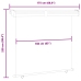 Toldo lateral de balcón rojo 175x250 cm