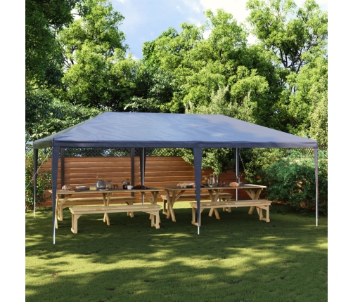 Carpa para fiestas azul 4x6 m