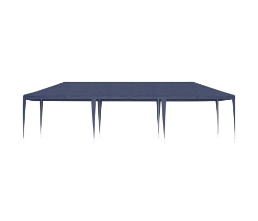 Carpa para fiestas azul 4x9 m