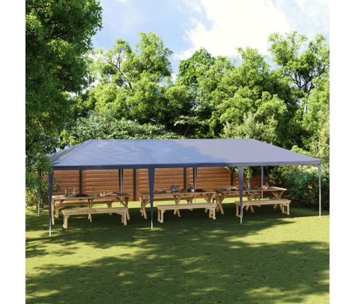 Carpa para fiestas azul 4x9 m