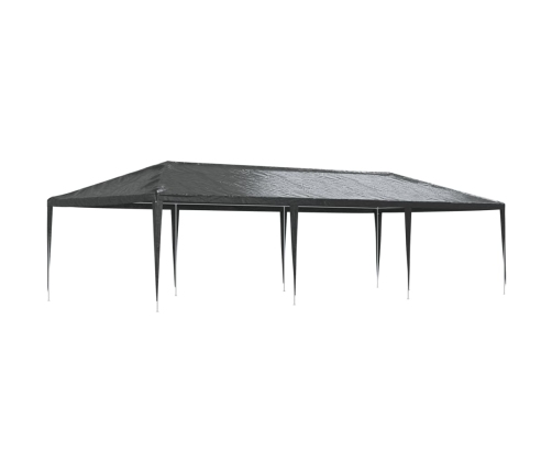 Carpa profesional para fiestas gris antracita 90 g/m² 4x9 m