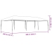 Carpa profesional para fiestas gris antracita 90 g/m² 4x9 m