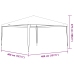 Carpa profesional para fiestas verde 90 g/m² 4x4 m