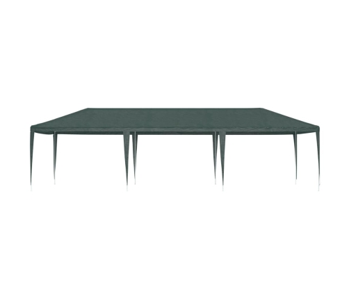 Carpa profesional para fiestas verde 90 g/m² 4x9 m