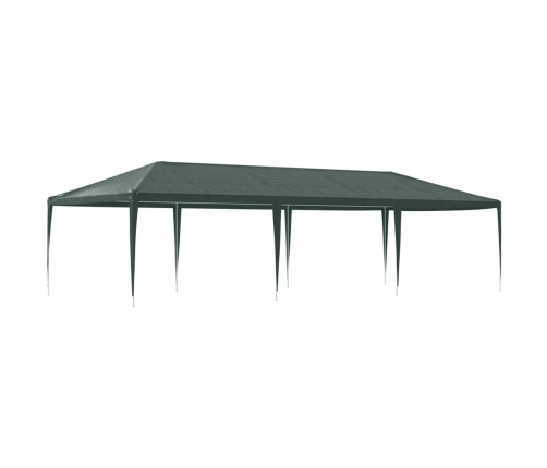 Carpa profesional para fiestas verde 90 g/m² 4x9 m