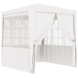 Carpa profesional para fiestas con paredes blanco 90 g/m² 2x2 m