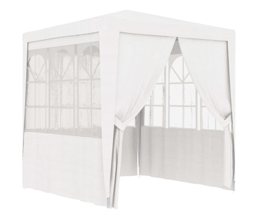 Carpa profesional para fiestas con paredes blanco 90 g/m² 2x2 m