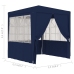 Carpa profesional de fiestas con paredes azul 90 g/m² 2,5x2,5 m