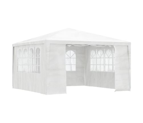 Carpa profesional para fiestas con paredes blanco 90 g/m² 4x4 m