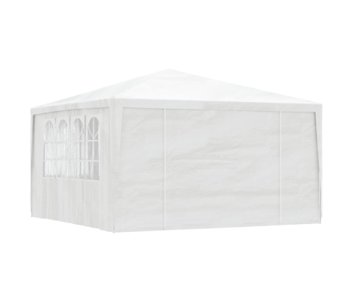 Carpa profesional para fiestas con paredes blanco 90 g/m² 4x4 m