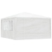 Carpa profesional para fiestas con paredes blanco 90 g/m² 4x4 m