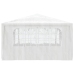 Carpa profesional para fiestas con paredes blanco 90 g/m² 4x4 m