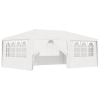 Carpa profesional para fiestas con paredes blanco 90 g/m² 4x6 m