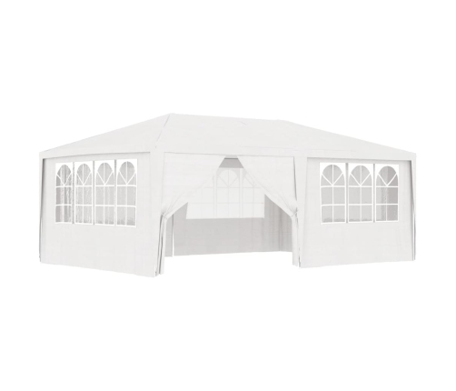 Carpa profesional para fiestas con paredes blanco 90 g/m² 4x6 m