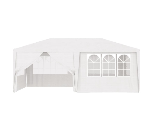 Carpa profesional para fiestas con paredes blanco 90 g/m² 4x6 m