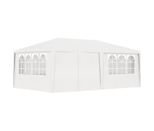 Carpa profesional para fiestas con paredes blanco 90 g/m² 4x6 m