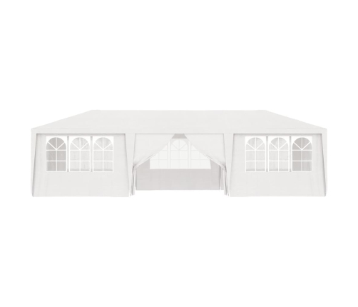 Carpa profesional para fiestas con paredes blanco 90 g/m² 4x9 m