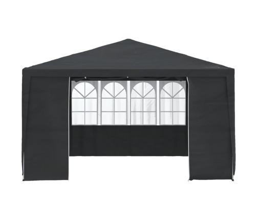 Carpa profesional para fiestas con paredes verde 90 g/m² 4x4 m