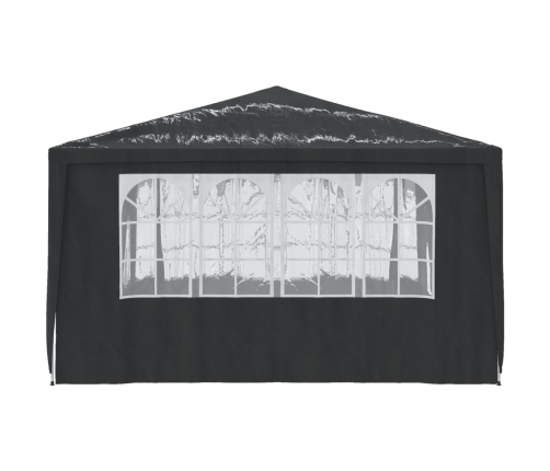 Carpa profesional para fiestas con paredes verde 90 g/m² 4x4 m