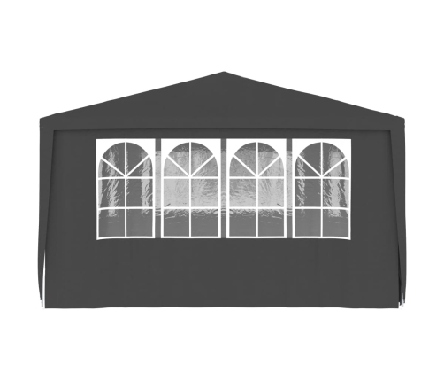 Carpa profesional para fiestas con paredes gris 90 g/m² 4x6 m