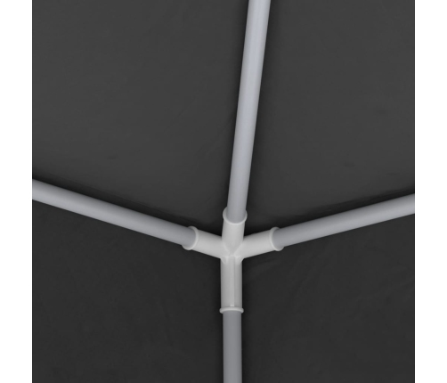 Carpa profesional para fiestas con paredes gris 90 g/m² 4x6 m