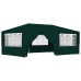 Carpa profesional para fiestas con paredes verde 90 g/m² 4x6 m