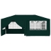 Carpa profesional para fiestas con paredes verde 90 g/m² 4x6 m