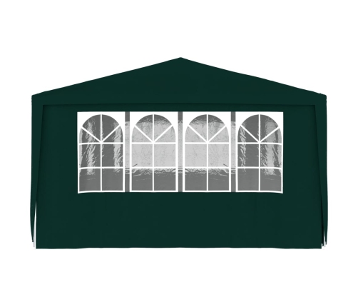 Carpa profesional para fiestas con paredes verde 90 g/m² 4x6 m