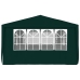 Carpa profesional para fiestas con paredes verde 90 g/m² 4x6 m