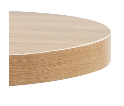 Mesa de bistró MDF marrón claro 40 cm