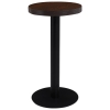 Mesa de bistró MDF marrón oscuro 40 cm