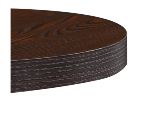 Mesa de bistró MDF marrón oscuro 40 cm