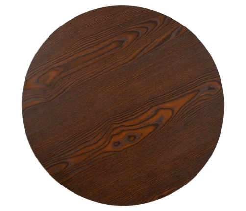 vidaXL Mesa de bistró MDF marrón oscuro 60 cm