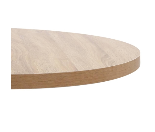 vidaXL Mesa de bistró MDF marrón claro 80 cm